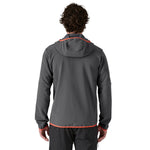 Patagonia 01. MENS APPAREL - MENS JACKETS - MENS JACKETS FLEECE Men's R2 TechFace Hoody FGE FORGE GREY