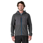 Patagonia 01. MENS APPAREL - MENS JACKETS - MENS JACKETS FLEECE Men's R2 TechFace Hoody FGE FORGE GREY