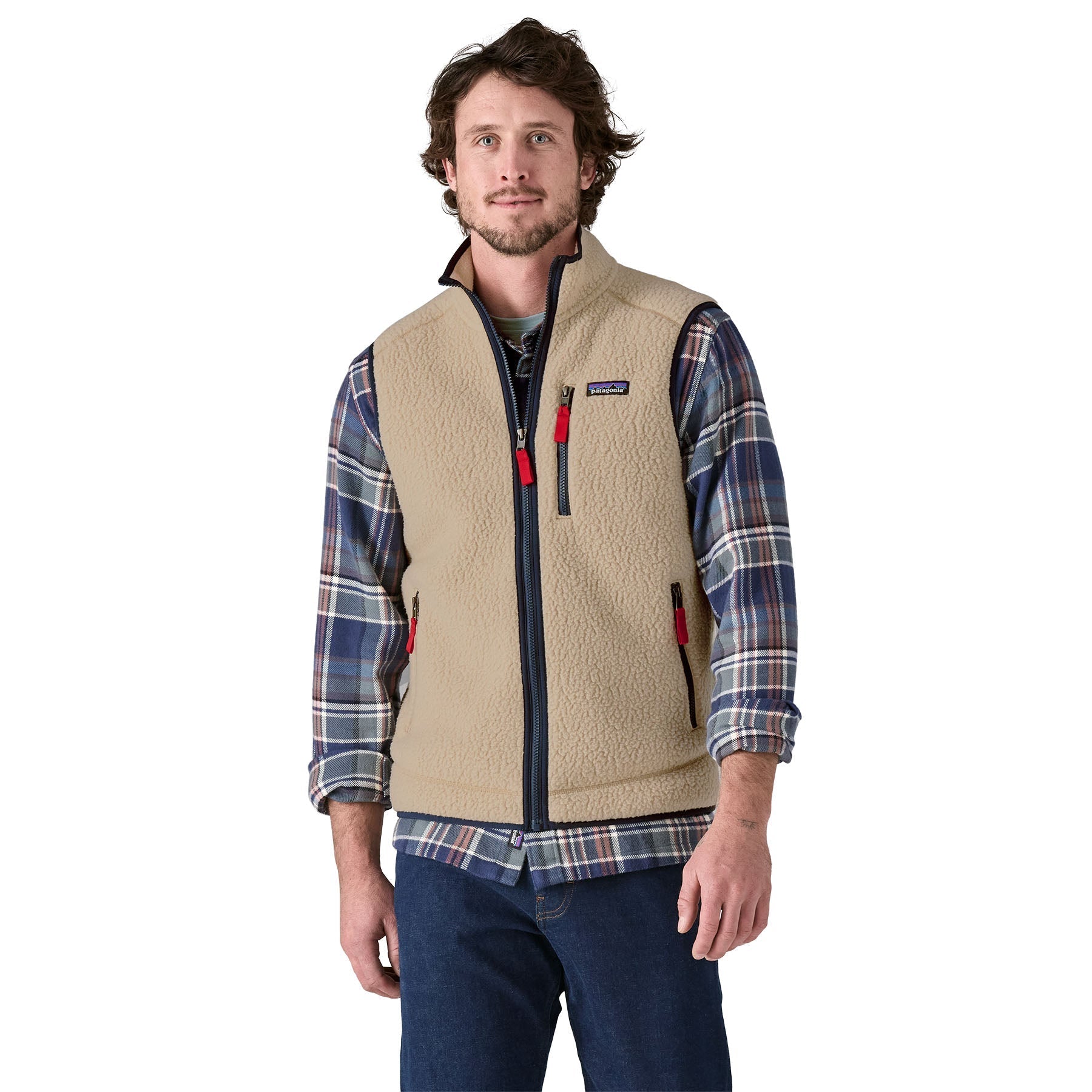 Patagonia 01. MENS APPAREL - MENS VEST - MENS VEST FLEECE Men's Retro Pile Vest ELKH EL CAP KHAKI