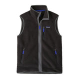 Patagonia 01. MENS APPAREL - MENS VEST - MENS VEST FLEECE Men's Retro Pile Vest BFO BLACK W FORGE GREY