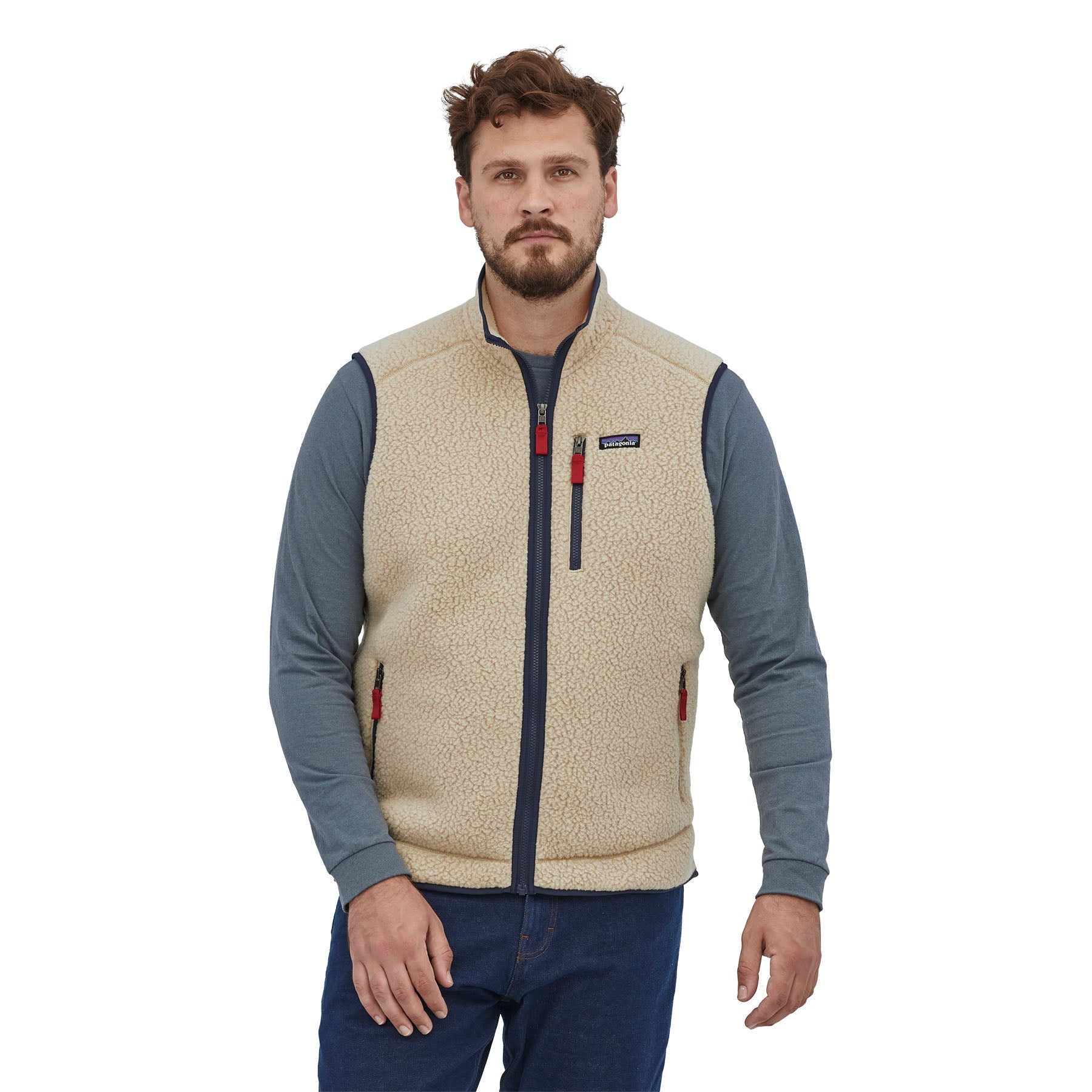 Patagonia 01. MENS APPAREL - MENS VEST - MENS VEST FLEECE Men's Retro Pile Vest ELKH EL CAP KHAKI