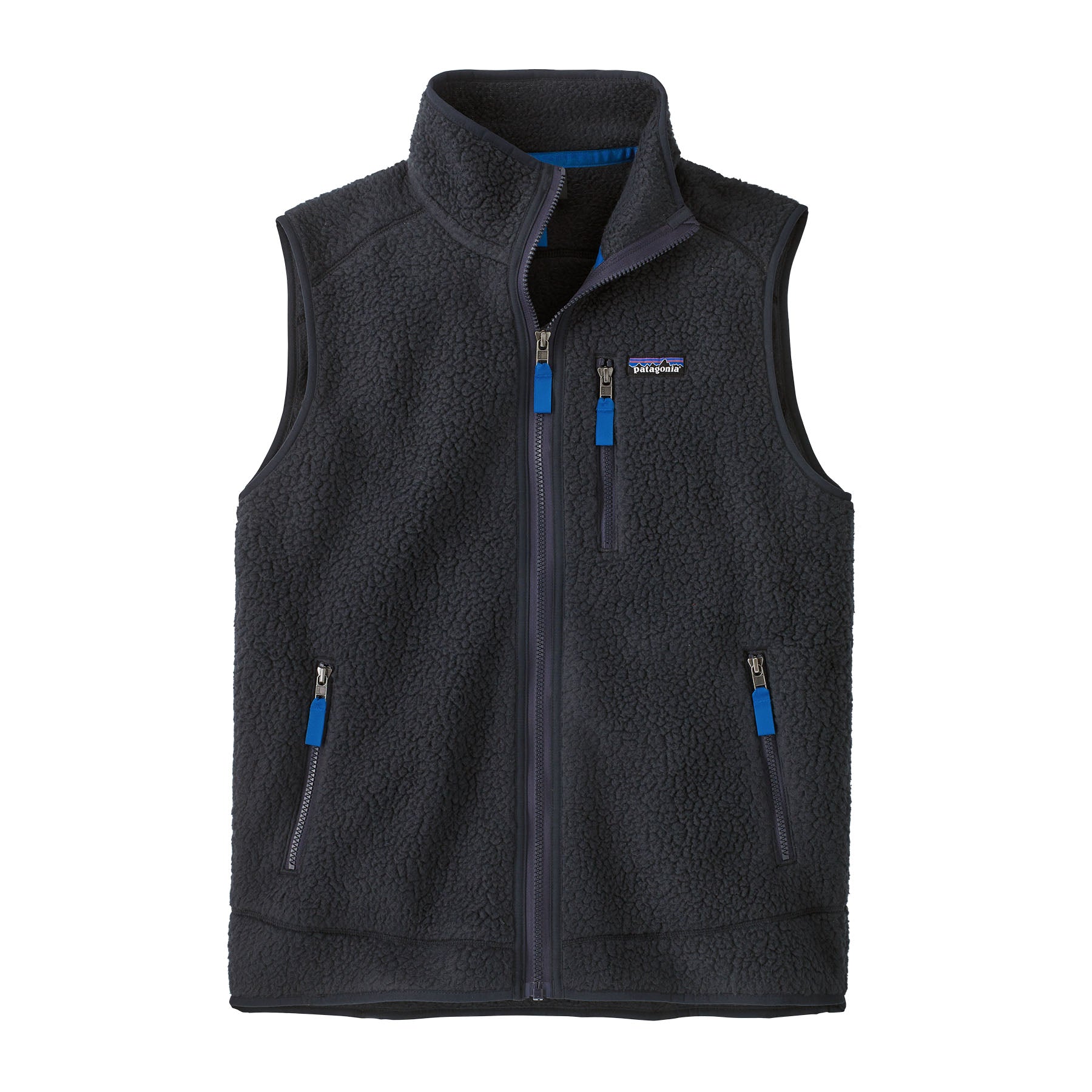 Patagonia 01. MENS APPAREL - MENS VEST - MENS VEST FLEECE Men's Retro Pile Vest PBLE PITCH BLUE W ENDLESS BLUE