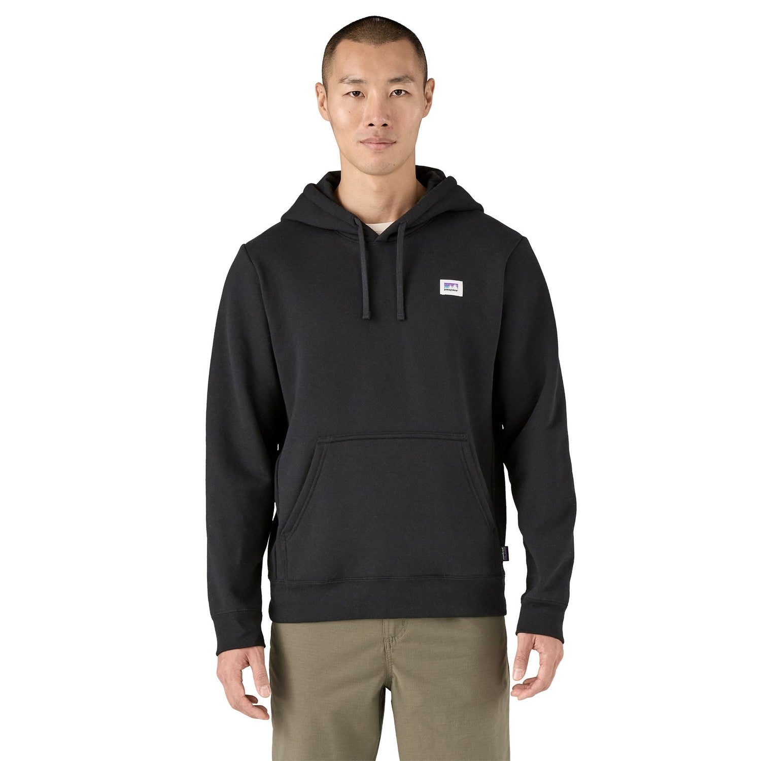 Patagonia 01. MENS APPAREL - MENS HOODIES|SWEATERS - MENS PO HOODY Men's Shop Sticker Uprisal Hoody BLK BLACK