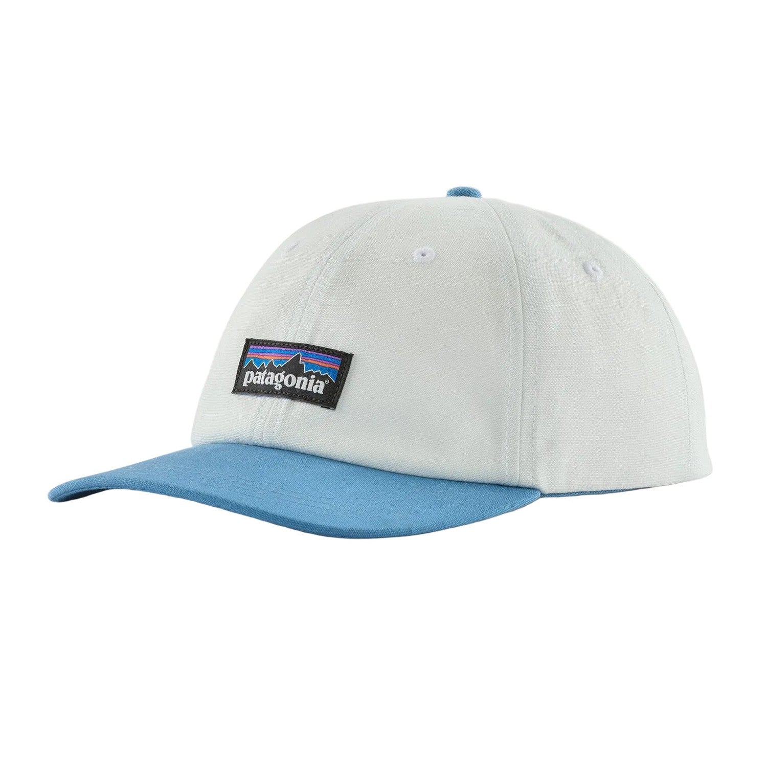 P-6 Label Trad Cap Patagonia - BISB BIRCH WHITE W/SHORE BLUE