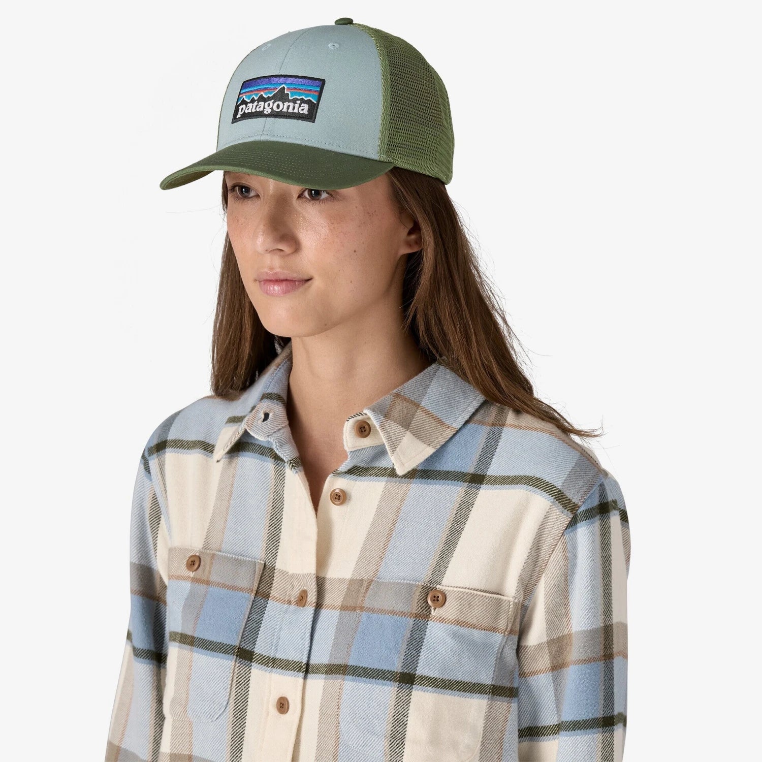 Patagonia 11. HATS - HATS BILLED - HATS BILLED P-6 Logo LoPro Trucker Hat TMBL THERMAL BLUE