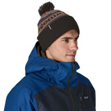 Patagonia 11. HATS - HATS WINTER - HATS WINTER Powder Town Beanie PKML PARK STRIPE| MARLOW BROWN