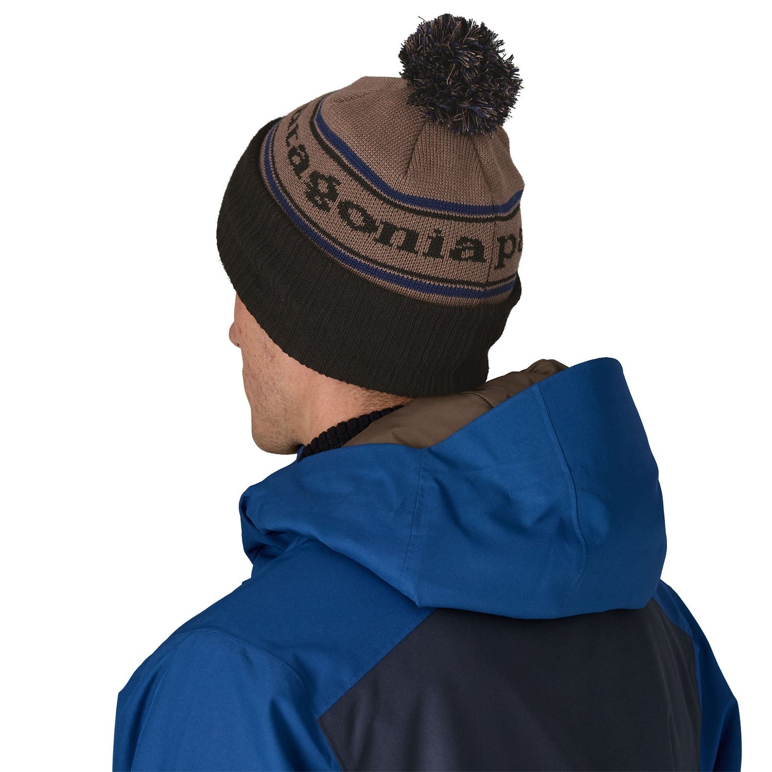 Patagonia 11. HATS - HATS WINTER - HATS WINTER Powder Town Beanie PKML PARK STRIPE| MARLOW BROWN