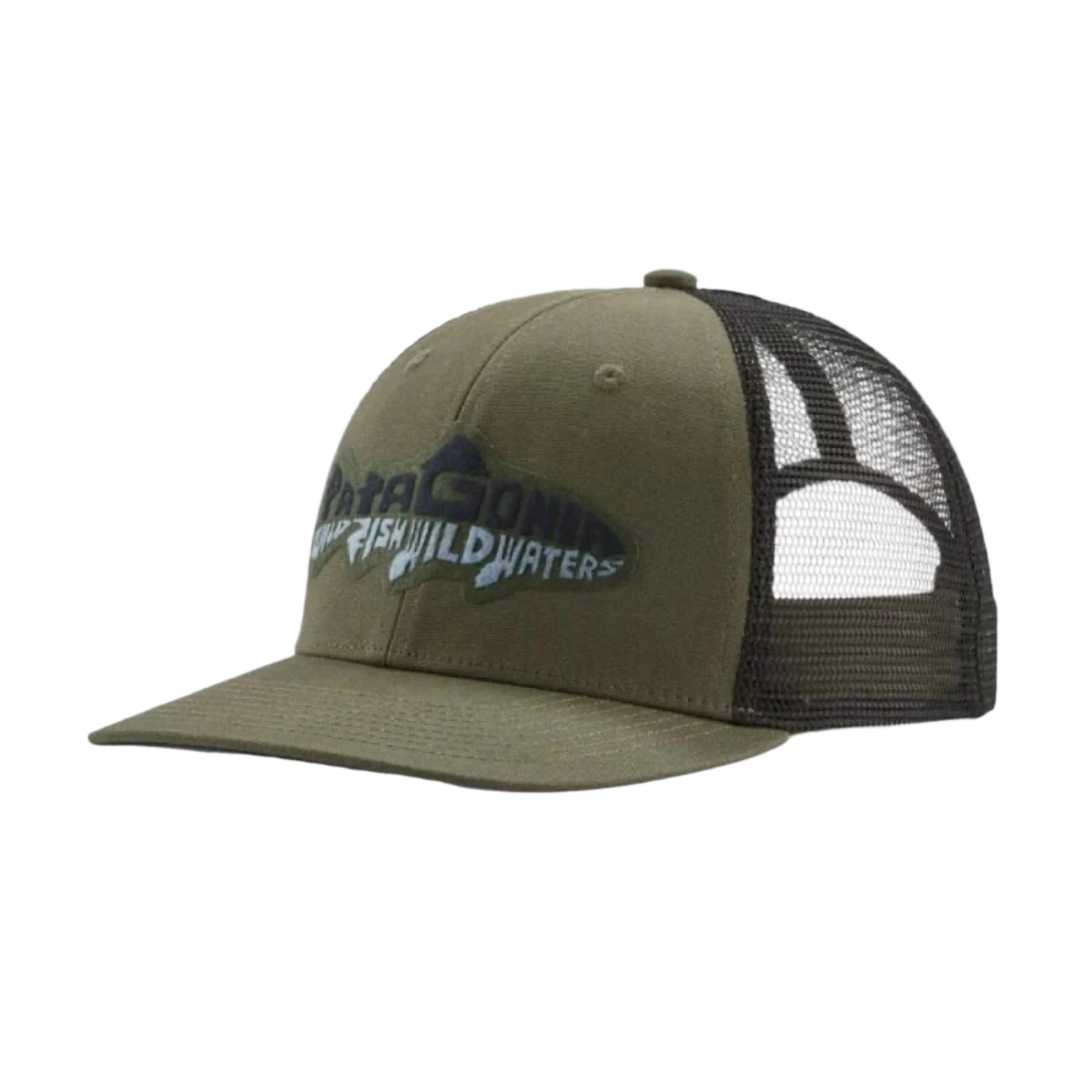 Patagonia 11. HATS - HATS BILLED - HATS BILLED Take a Stand Trucker Hat WILG WILD WATERLINE BASIN GREEN