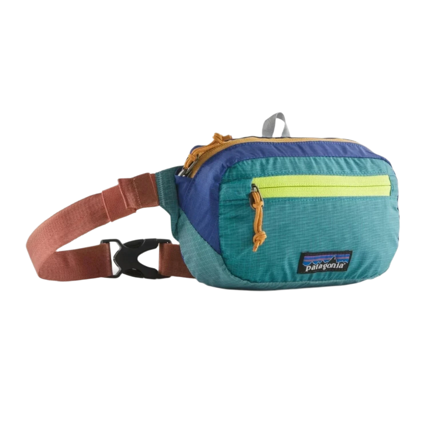 Patagonia 09. PACKS|LUGGAGE - PACK|CASUAL - WAIST|SLING|MESSENGER|PURSE Ultralight Black Hole Mini Hip Pack 1L PWST PATCHWORK|SUBTIDAL BLUE