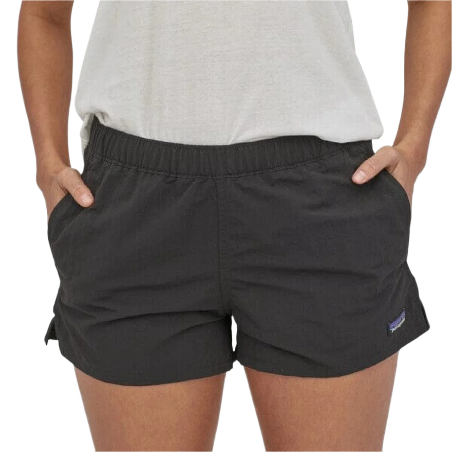 Patagonia 02. WOMENS APPAREL - WOMENS SHORTS - WOMENS SHORTS ACTIVE Women's Barely Baggies Shorts - 2 1/2 in BLK BLACK