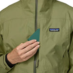 Patagonia 02. WOMENS APPAREL - WOMENS JACKETS - WOMENS JACKETS RAIN Women's Boulder Fork Rain Jacket BUGR BUCKHORN GREEN