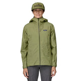 Patagonia 02. WOMENS APPAREL - WOMENS JACKETS - WOMENS JACKETS RAIN Women's Boulder Fork Rain Jacket BUGR BUCKHORN GREEN