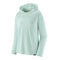 Patagonia 02. WOMENS APPAREL - WOMENS LS SHIRTS - WOMENS LS HOODY Women's Capilene Cool Daily Hoody WGNX WISPY GREEN - LIGHT WISPY GREEN X-DYE