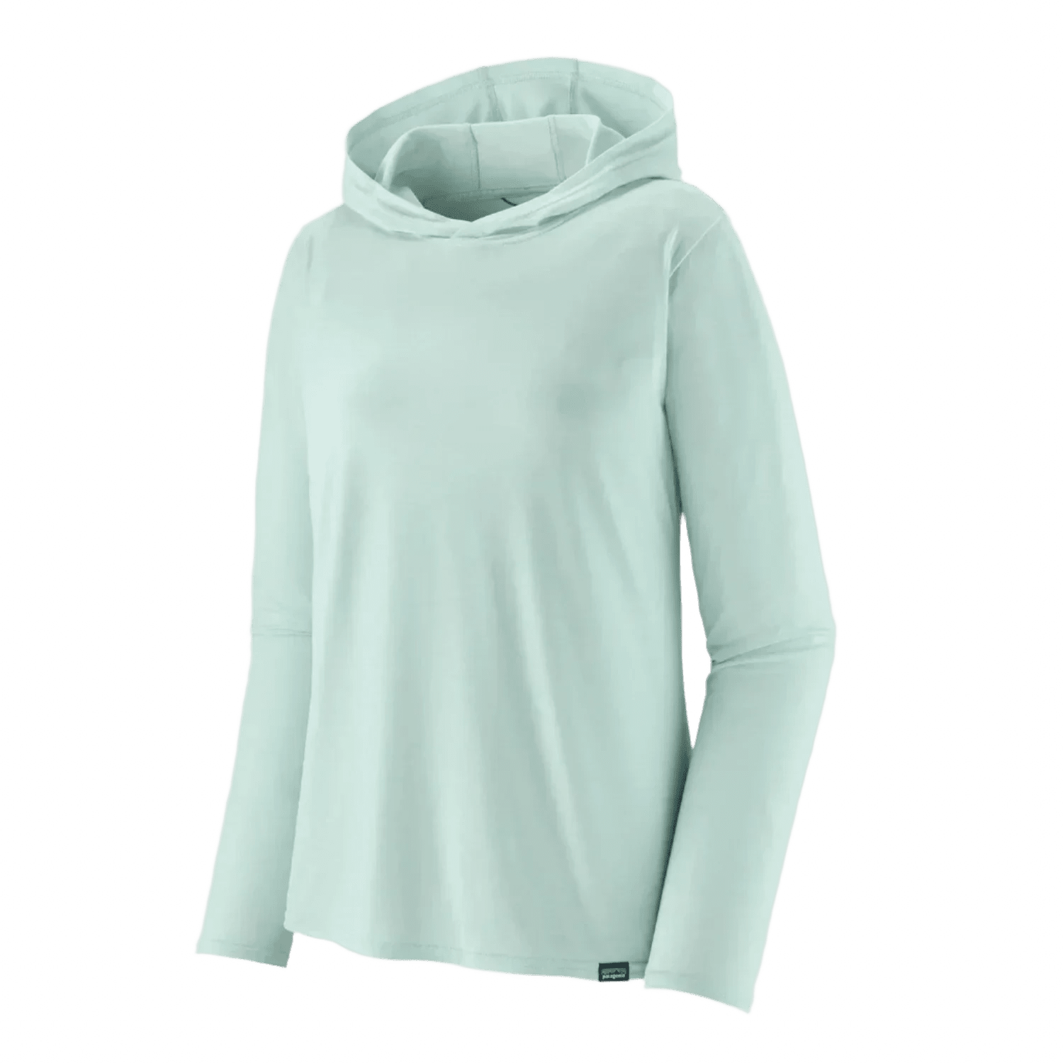 Patagonia 02. WOMENS APPAREL - WOMENS LS SHIRTS - WOMENS LS HOODY Women's Capilene® Cool Daily Hoody WGNX WISPY GREEN - LIGHT WISPY GREEN X-DYE