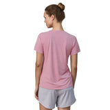 Patagonia 02. WOMENS APPAREL - WOMENS SS SHIRTS - WOMENS SS ACTIVE Women's Capilene® Cool Daily Shirt MILX MILKWEED MAUVE - LIGHT MILKWEED MAUVE X-DYE