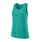 Patagonia 02. WOMENS APPAREL - WOMENS SS SHIRTS - WOMENS TANK ACTIVE Women's Capilene® Cool Daily Tank SBTX SUBTIDAL BLUE - LIGHT SUBTIDAL BLUE X-DYE