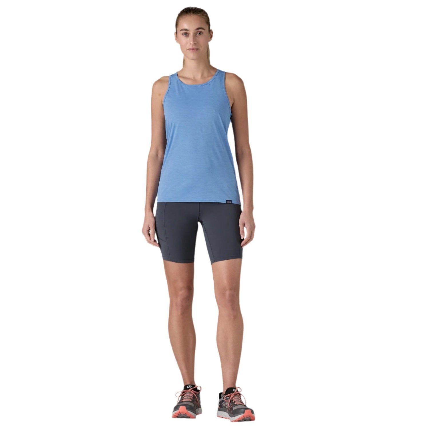 Patagonia 02. WOMENS APPAREL - WOMENS SS SHIRTS - WOMENS TANK ACTIVE Women's Capilene® Cool Daily Tank ABTX ABUNDANT BLUE - LIGHT ABUNDANT BLUE X-DYE