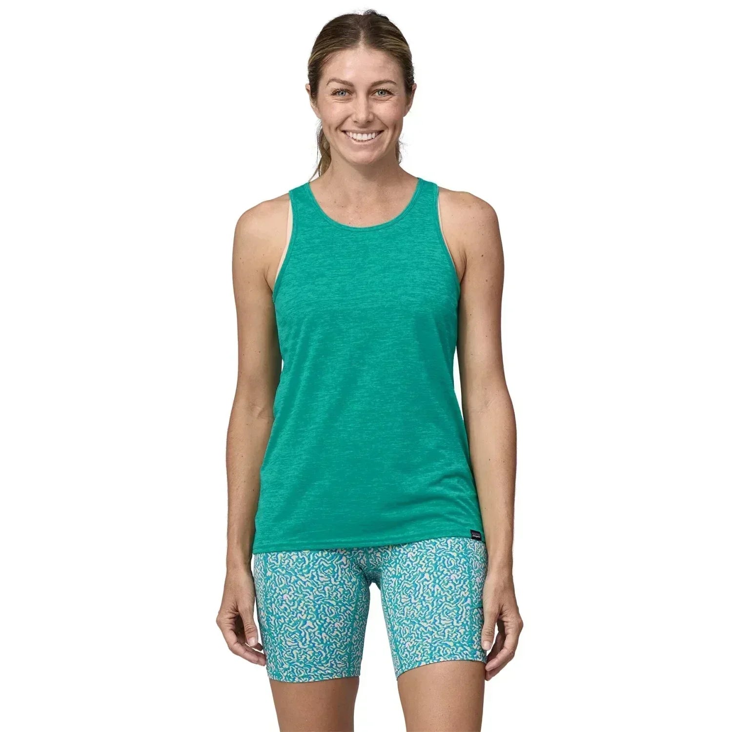 Patagonia 02. WOMENS APPAREL - WOMENS SS SHIRTS - WOMENS TANK ACTIVE Women's Capilene® Cool Daily Tank SBTX SUBTIDAL BLUE - LIGHT SUBTIDAL BLUE X-DYE