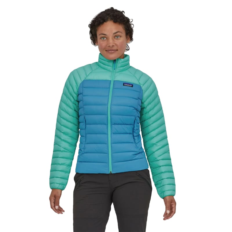 Patagonia 02. WOMENS APPAREL - WOMENS JACKETS - WOMENS JACKETS INSULATED Women's Down Sweater APBL ANACAPA BLUE