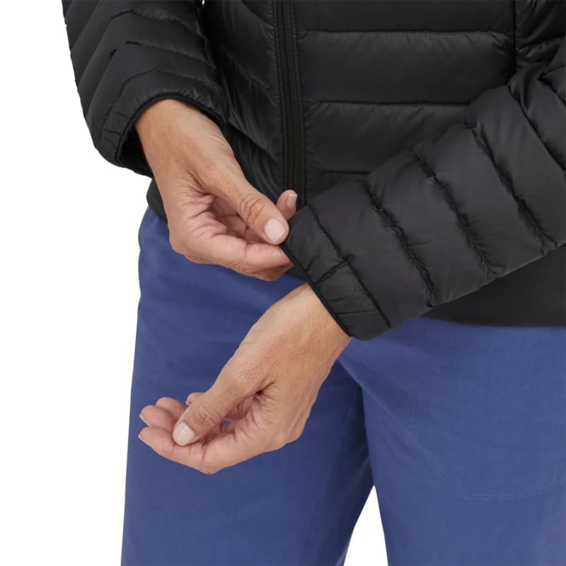 Womens PATAGONIA Aqua Blue Goose DOWN SHIRT Zip Sweater Jacket Small 