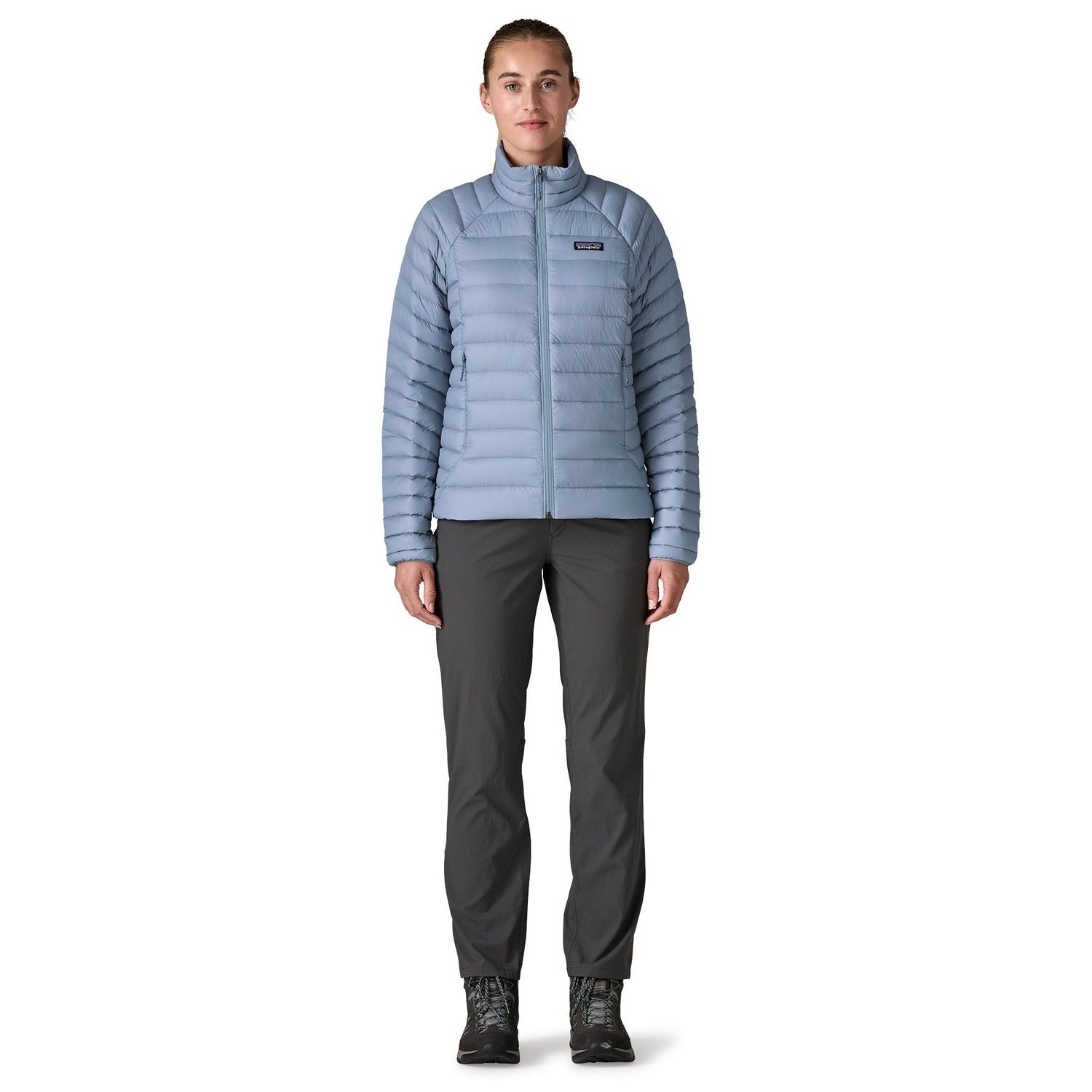 Patagonia 02. WOMENS APPAREL - WOMENS JACKETS - WOMENS JACKETS INSULATED Women's Down Sweater™ Jacket BNLB BARNACLE BLUE