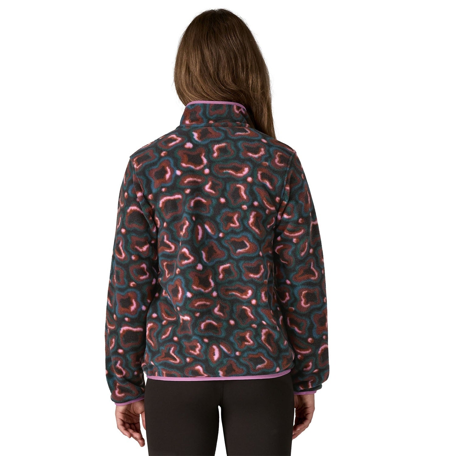 Patagonia 02. WOMENS APPAREL - WOMENS HOODIES|SWEATERS - WOMENS PO SWEATERS Women's Lightweight Synchilla® Snap-T® Fleece Pullover STVA SOFT SPIREA| DRIED VANILLA