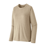Patagonia 02. WOMENS APPAREL - WOMENS LS SHIRTS - WOMENS LS ACTIVE Women's Long Sleeve Capilene® Cool Daily Shirt PDYX PUMICE - DYNO WHITE X-DYE
