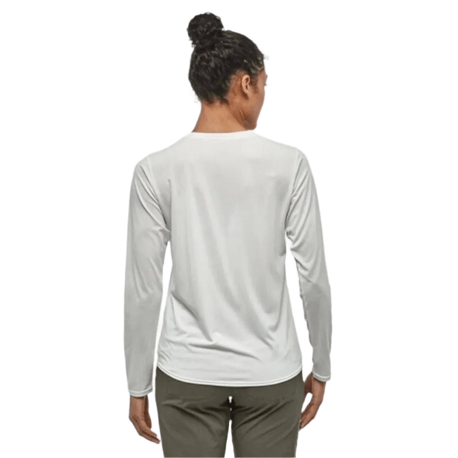 Patagonia 02. WOMENS APPAREL - WOMENS LS SHIRTS - WOMENS LS ACTIVE Women's Long Sleeve Capilene® Cool Daily Shirt WHI WHITE