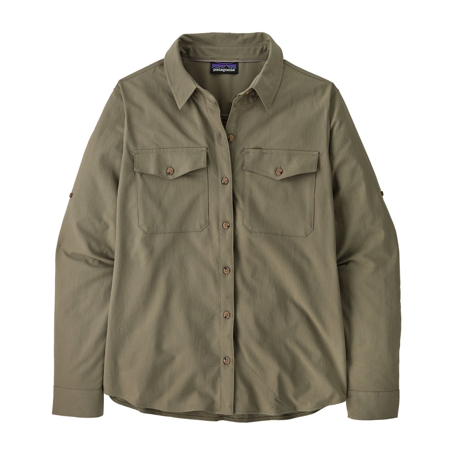 Patagonia 02. WOMENS APPAREL - WOMENS LS SHIRTS - WOMENS LS CASUAL Women's Long Sleeve Guided Sun Shirt RVGN RIVER ROCK GREEN