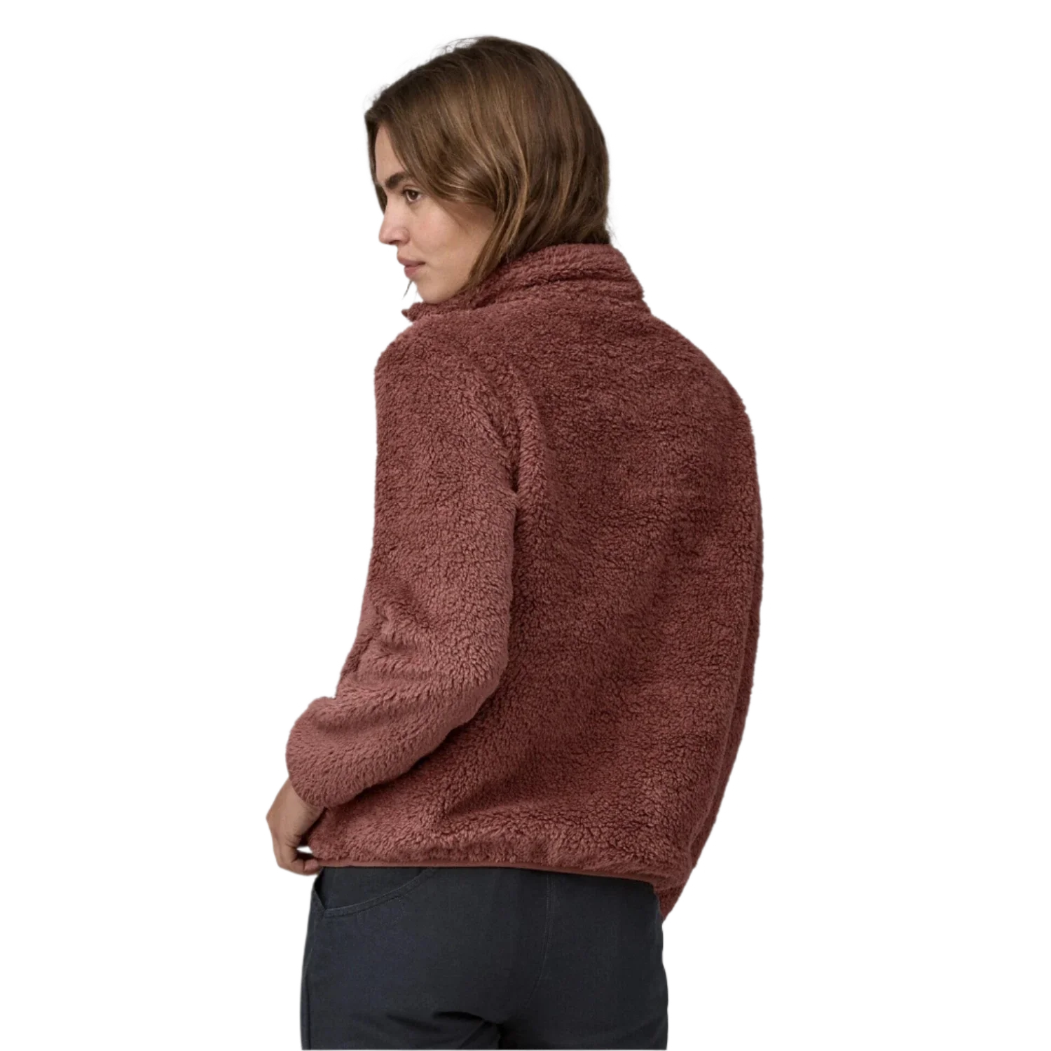 Patagonia 02. WOMENS APPAREL - WOMENS HOODIES|SWEATERS - WOMENS PO Q ZIP Women's Los Gatos 1/4 Zip DLMA DULSE MAUVE