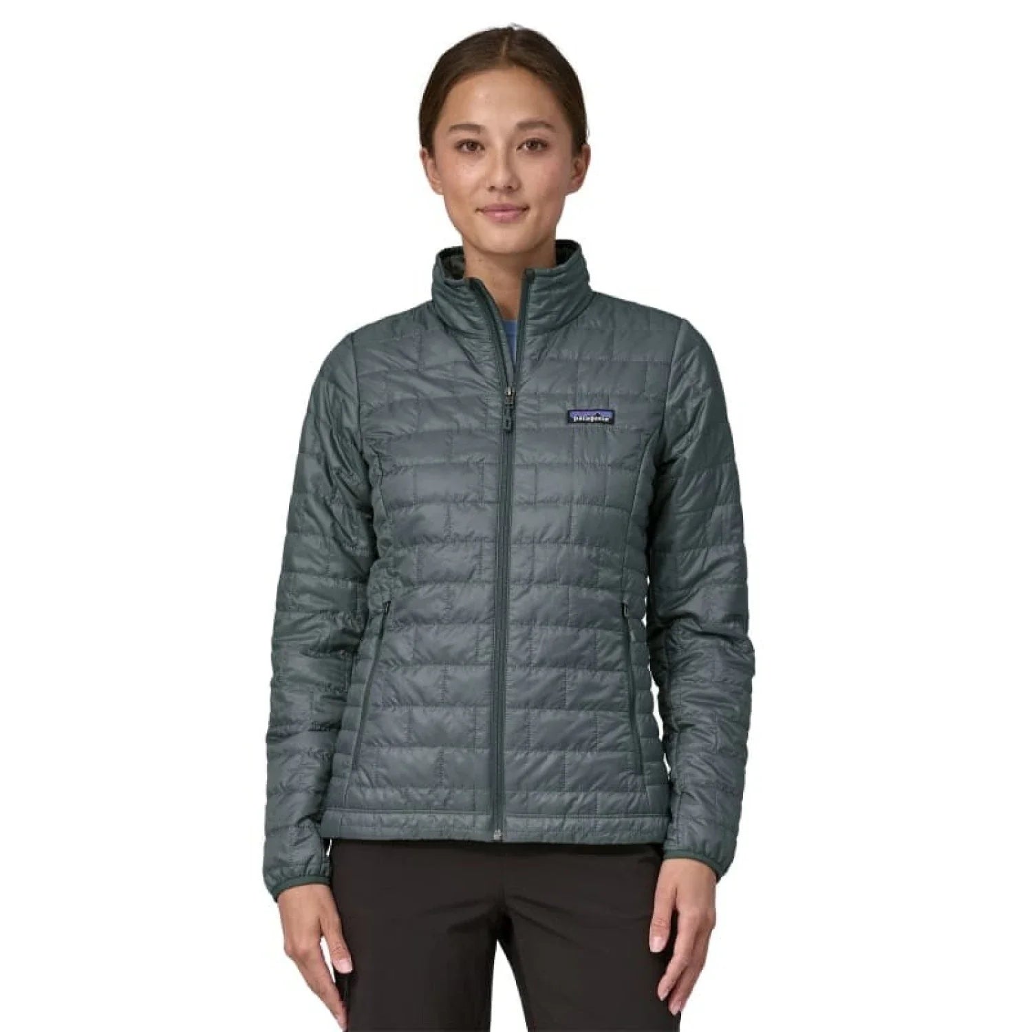 Patagonia 02. WOMENS APPAREL - WOMENS JACKETS - WOMENS JACKETS INSULATED Women's Nano Puff Jacket NVGN NOUVEAU GREEN W NOUVEAU GREEN