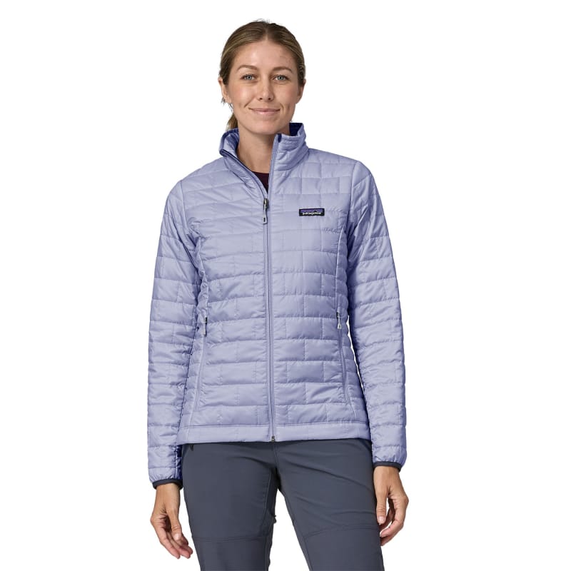 Patagonia 02. WOMENS APPAREL - WOMENS JACKETS - WOMENS JACKETS INSULATED Women's Nano Puff Jacket PPLE PALE PERIWINKLE