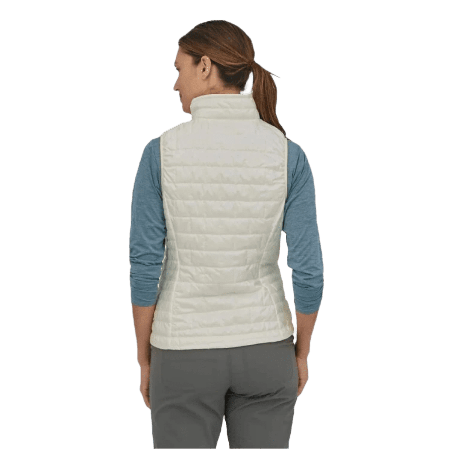 Patagonia 02. WOMENS APPAREL - WOMENS VEST - WOMENS VEST INSULATED Women's Nano Puff® Vest BCW BIRCH WHITE