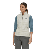 Patagonia 02. WOMENS APPAREL - WOMENS VEST - WOMENS VEST INSULATED Women's Nano Puff® Vest BCW BIRCH WHITE