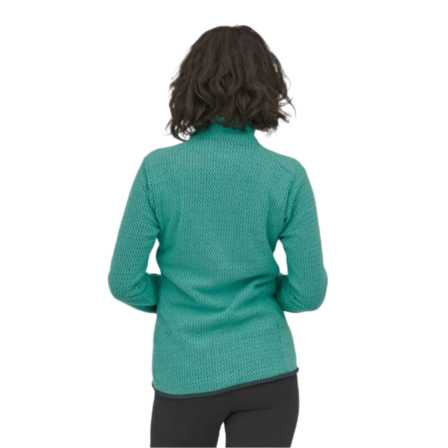 Patagonia 02. WOMENS APPAREL - WOMENS HOODIES|SWEATERS - WOMENS PO Q ZIP Women's R1 Air Zip Neck FRTL FRESH TEAL