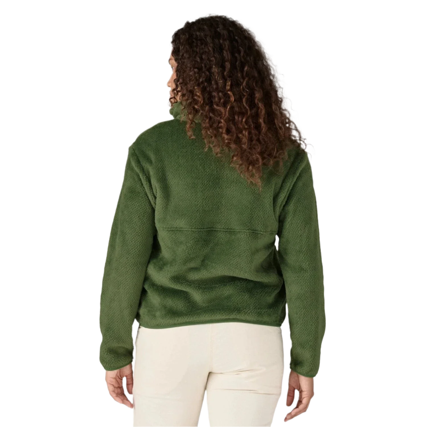 Patagonia 02. WOMENS APPAREL - WOMENS HOODIES|SWEATERS - WOMENS PO SWEATERS Women's Re-Tool Half Snap Fleece Pullover TNGR TERRAIN GREEN