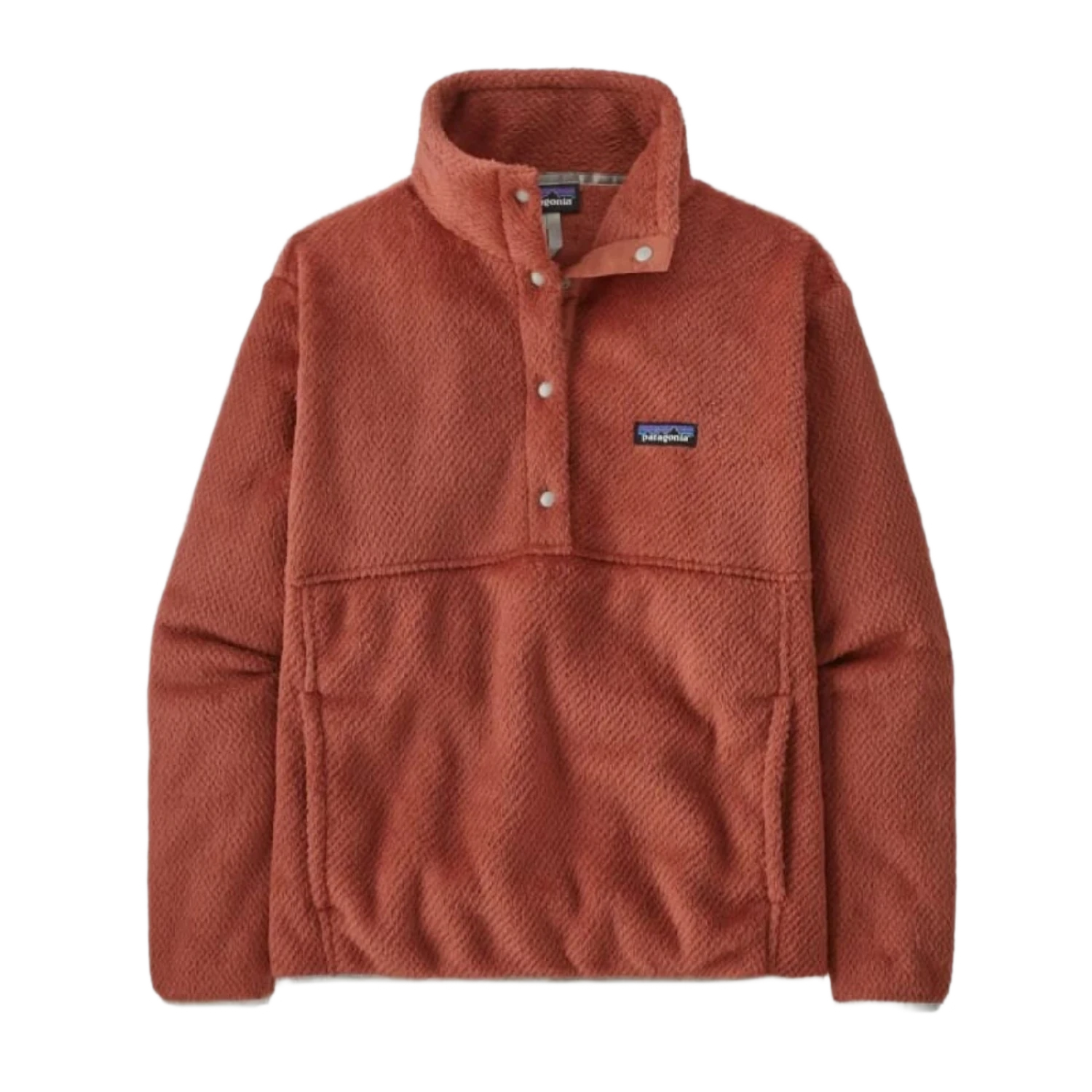 Patagonia 02. WOMENS APPAREL - WOMENS HOODIES|SWEATERS - WOMENS PO SWEATERS Women's Re-Tool Half Snap Fleece Pullover BURD BURL RED