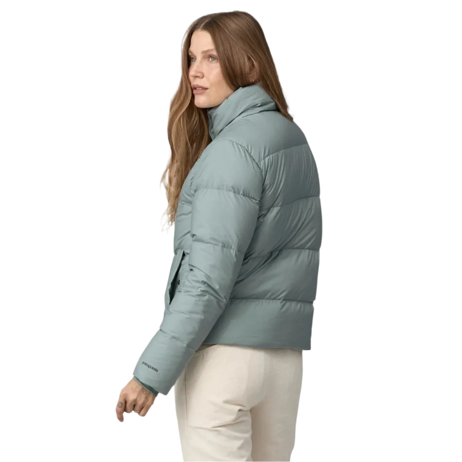 Patagonia 02. WOMENS APPAREL - WOMENS JACKETS - WOMENS JACKETS INSULATED Women's Silent Down Jacket TMBL THERMAL BLUE