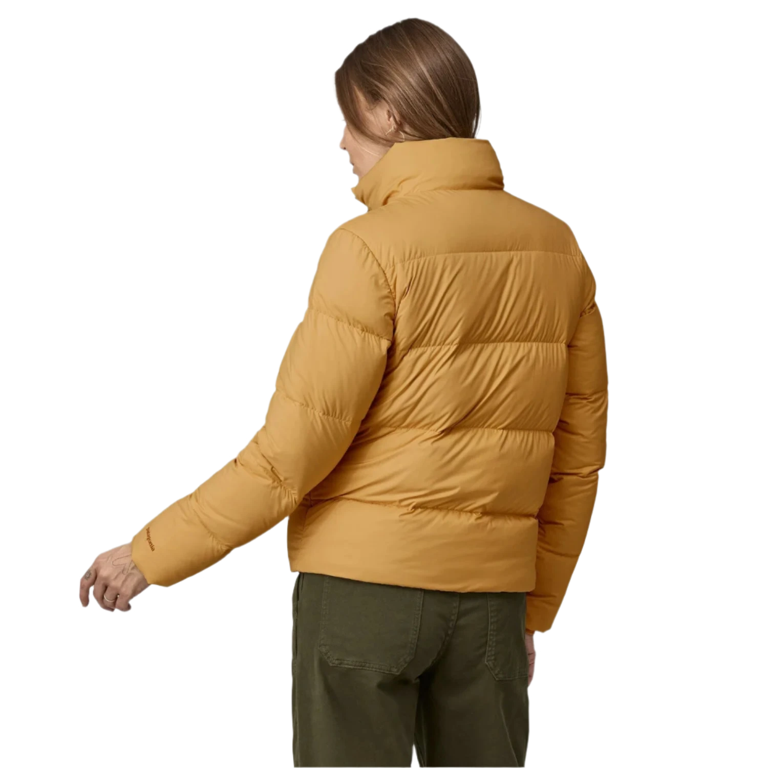 Patagonia 02. WOMENS APPAREL - WOMENS JACKETS - WOMENS JACKETS INSULATED Women's Silent Down Jacket BWX BEESWAX TAN