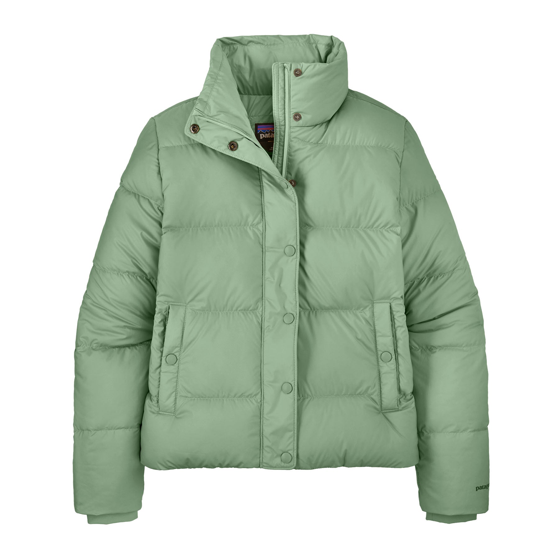 Patagonia 02. WOMENS APPAREL - WOMENS JACKETS - WOMENS JACKETS INSULATED Women's Silent Down Jacket ELGR ELLWOOD GREEN