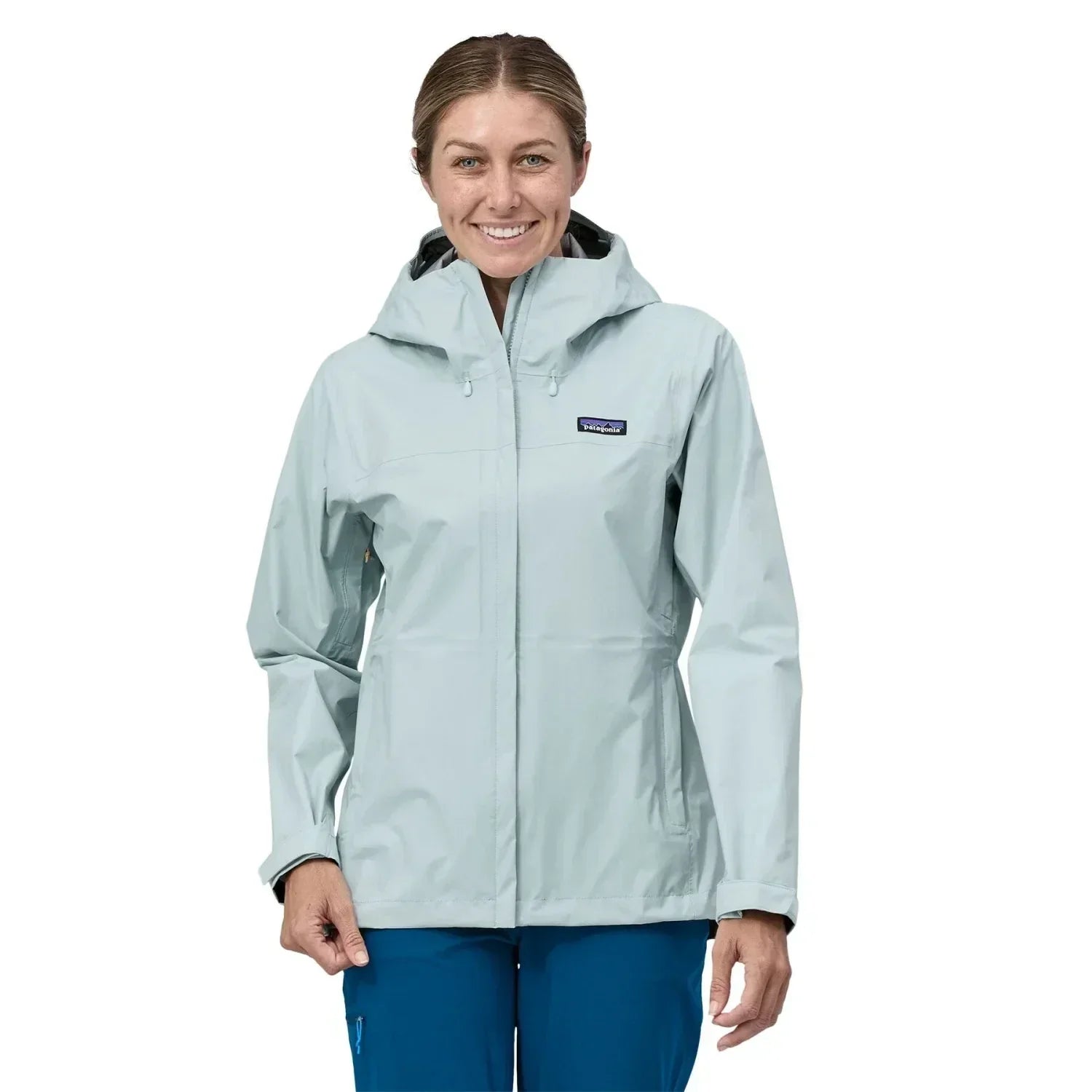 Patagonia 02. WOMENS APPAREL - WOMENS JACKETS - WOMENS JACKETS RAIN Women's Torrentshell 3L Jacket CHLE CHILLED BLUE