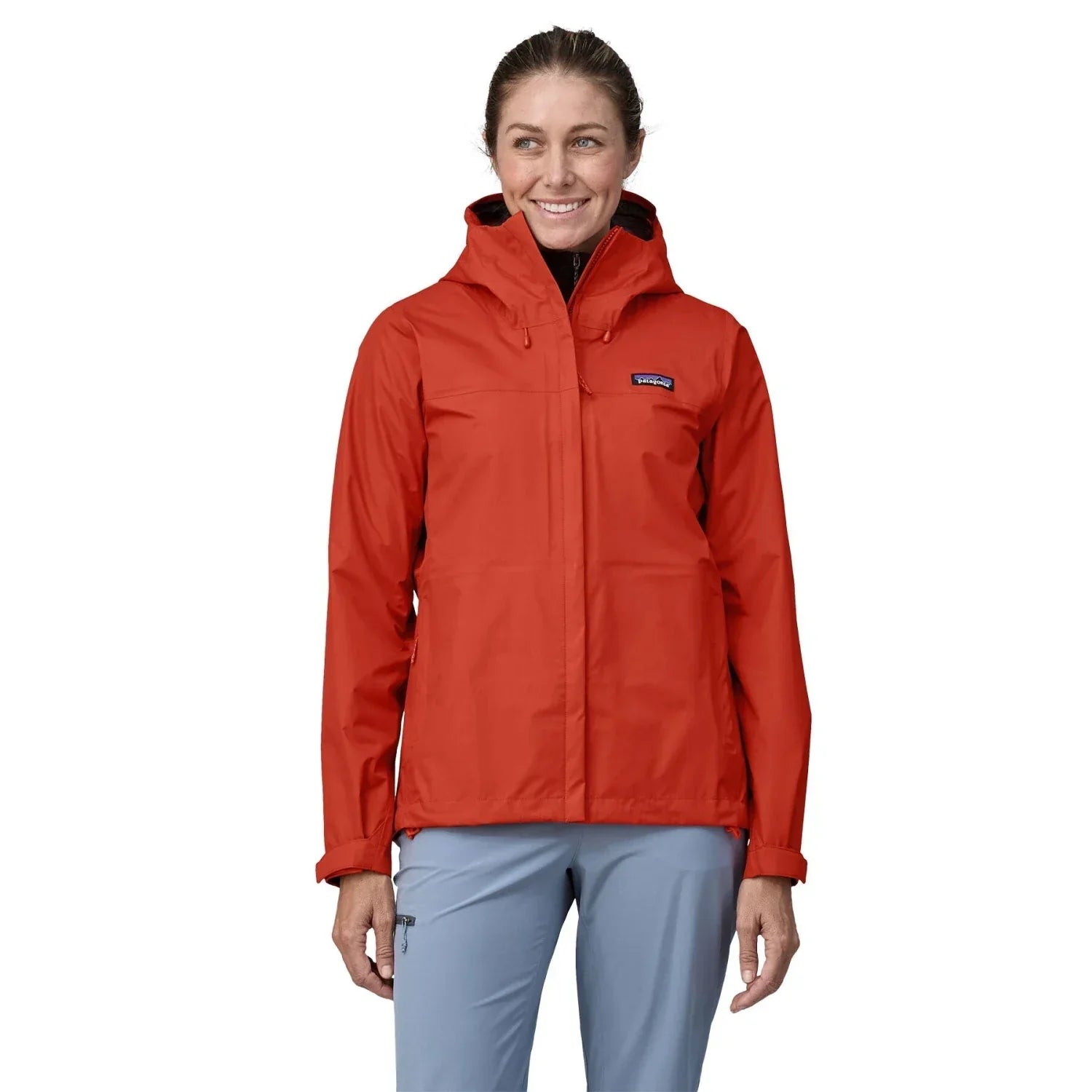 Patagonia 02. WOMENS APPAREL - WOMENS JACKETS - WOMENS JACKETS RAIN Women's Torrentshell 3L Jacket PIMR PIMENTO RED