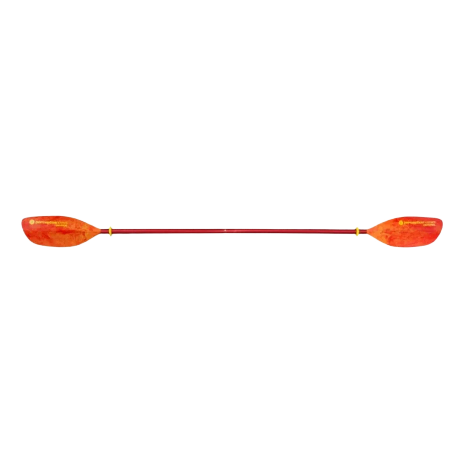 Perception 13. WATERSPORTS - WATERSPORTS ACC - KAYAK PADDLE Universal Kayak Paddle - 230 cm - Sunset Orange