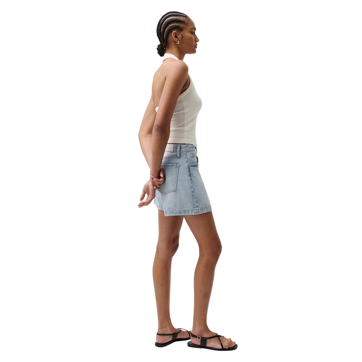 Women’s Saige High Rise A-Line Short Pistola Denim