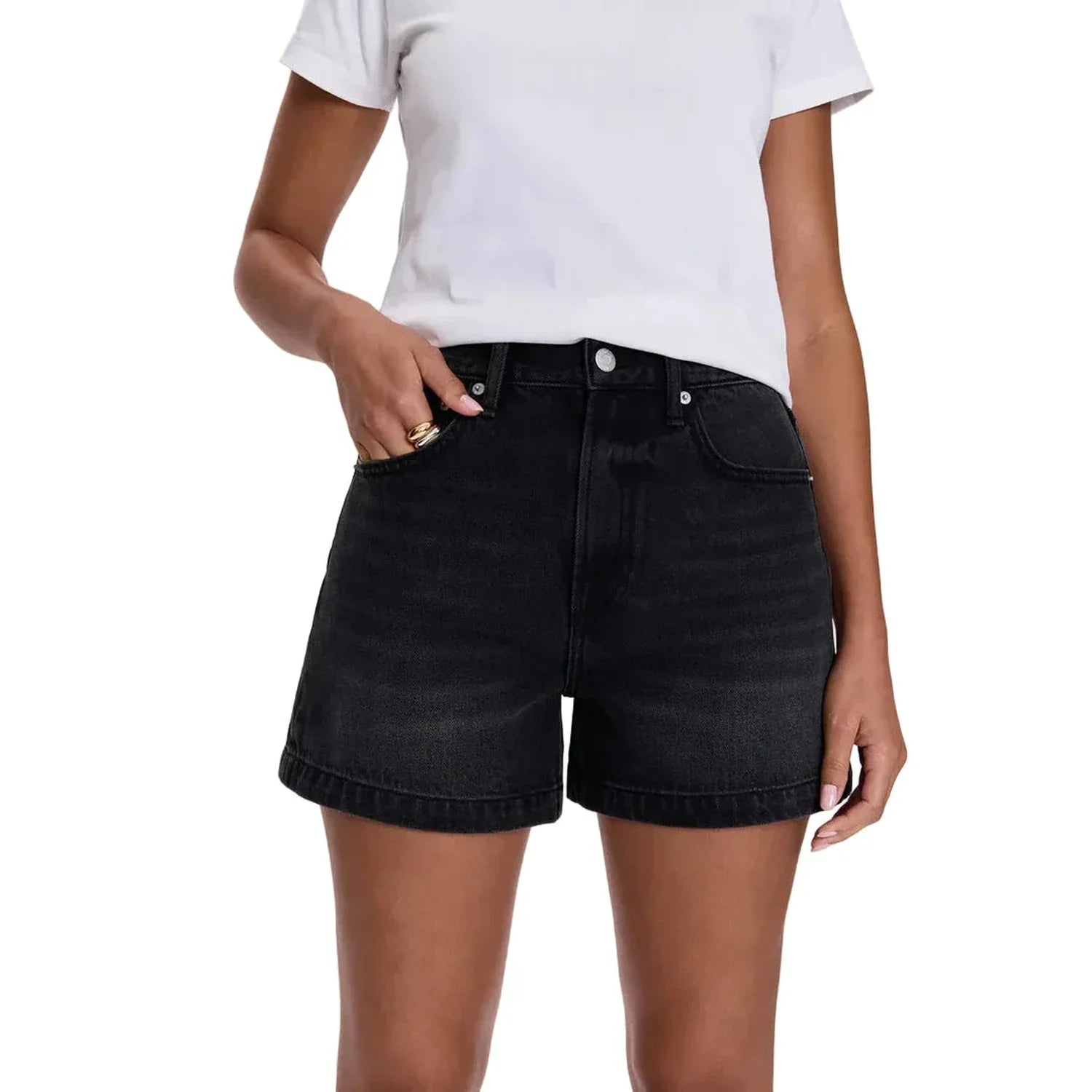 Women’s Saige High Rise A-Line Short Pistola Denim