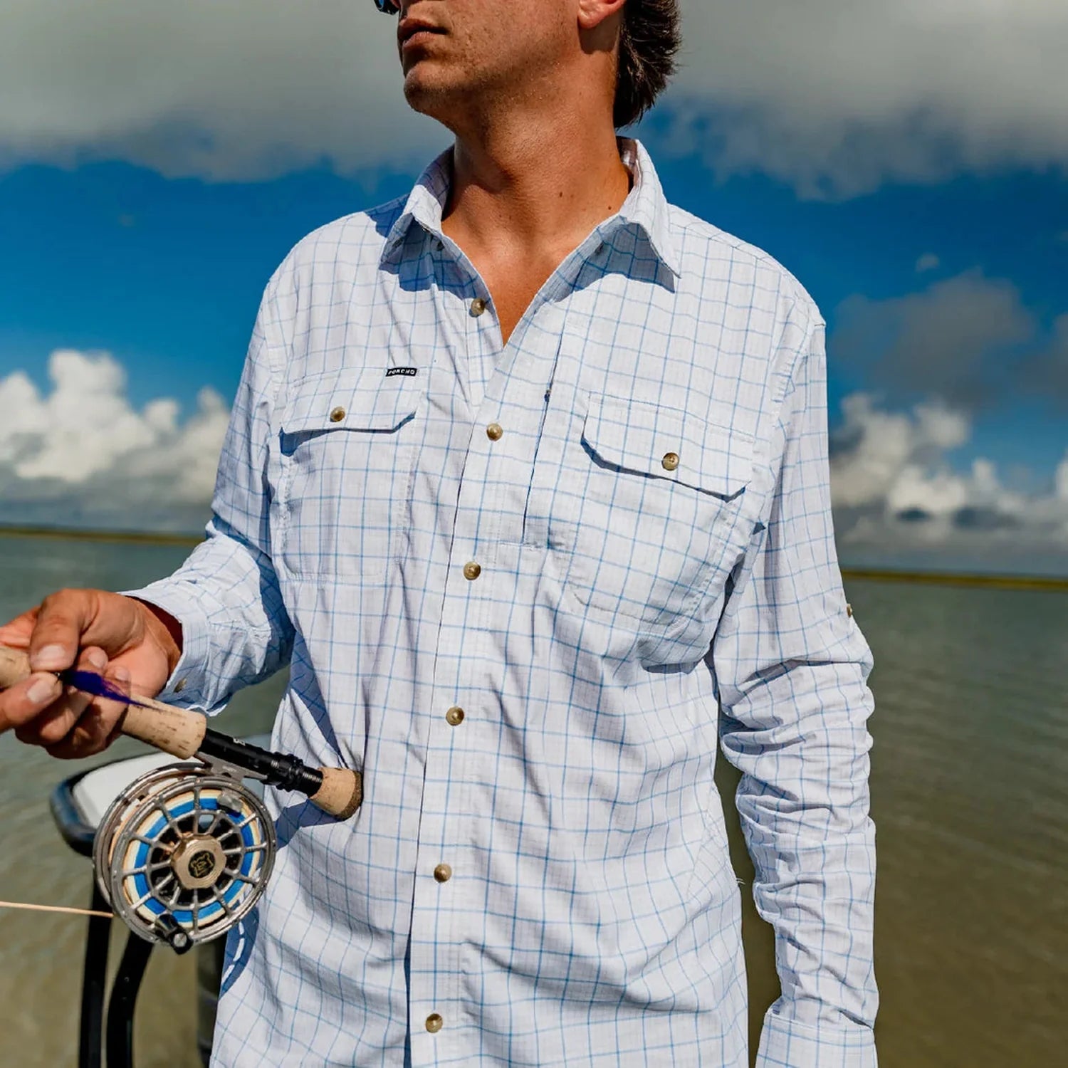 poncho dress shirts Poncho The Original SS Burnt End / L/Slim