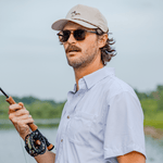 Poncho Outdoors 01. MENS APPAREL - MENS SS SHIRTS - MENS SS BUTTON UP Men's Ultra-Lite Shirt Short Sleeve THE COPANO | BLUE MICROCHECK SLIM