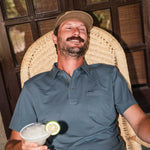 Poncho Outdoors 01. MENS APPAREL - MENS SS SHIRTS - MENS SS POLO Men's Western Field Polo THE DINNER BELL | STORMY WEATHER