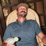 Poncho Outdoors 01. MENS APPAREL - MENS SS SHIRTS - MENS SS POLO Men's Western Field Polo THE DINNER BELL | STORMY WEATHER