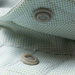 Poncho Outdoors 01. MENS APPAREL - MENS LS SHIRTS - MENS LS BUTTON UP Men's Western Pearl Snap Shirt Long Sleeve THE ALPINE | TURF GREEN MICROCHECK | REGULAR: